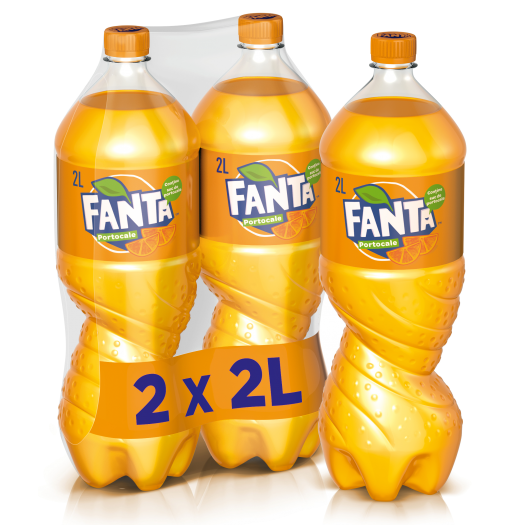 Bax 2 Buc Fanta Orange 2L